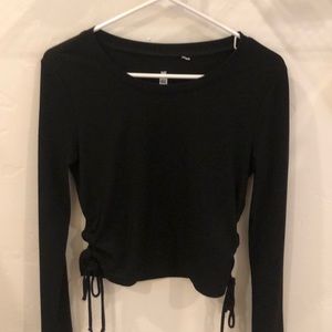 black top that ties on sides